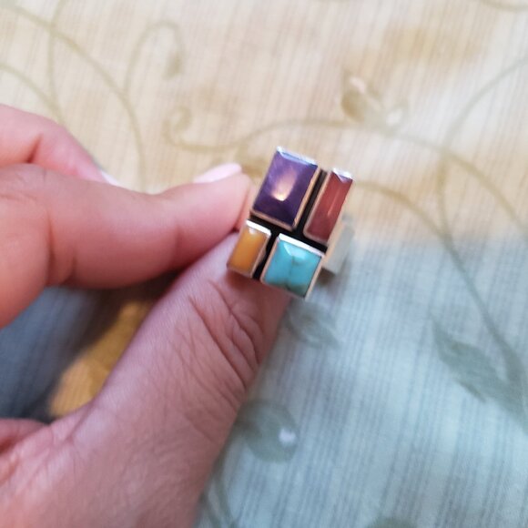 Silver ring - size 5.5 - Picture 1 of 2